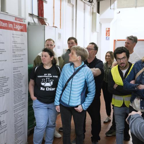 Führung in der SPAR Zentrale