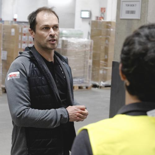 Führung in der SPAR Zentrale